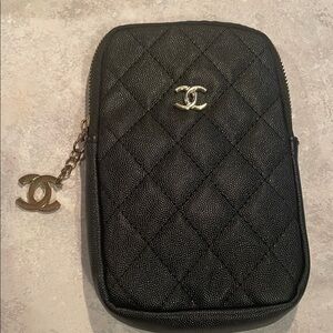 Inspired Black Quilted Phone Case